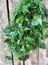 Ivy and conifer garland